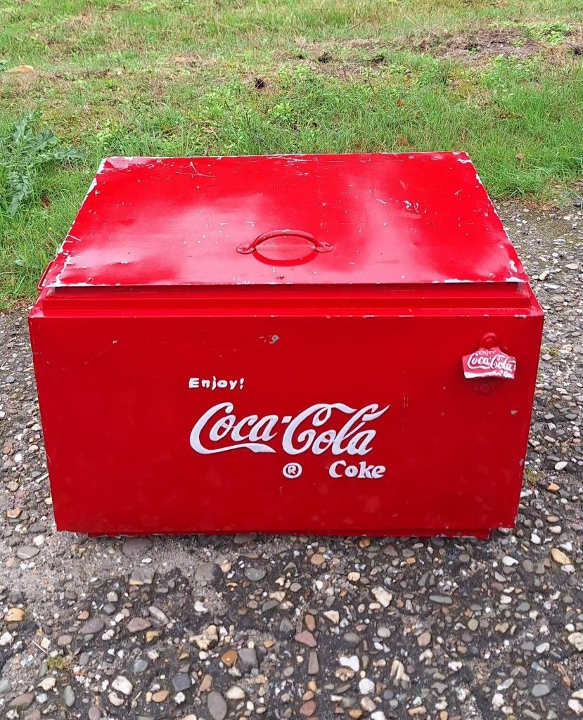 Grote Coca-Cola koelbox, cooler, coolbox te koop., Ophalen of Verzenden, Gebruikt, Gebruiksvoorwerp