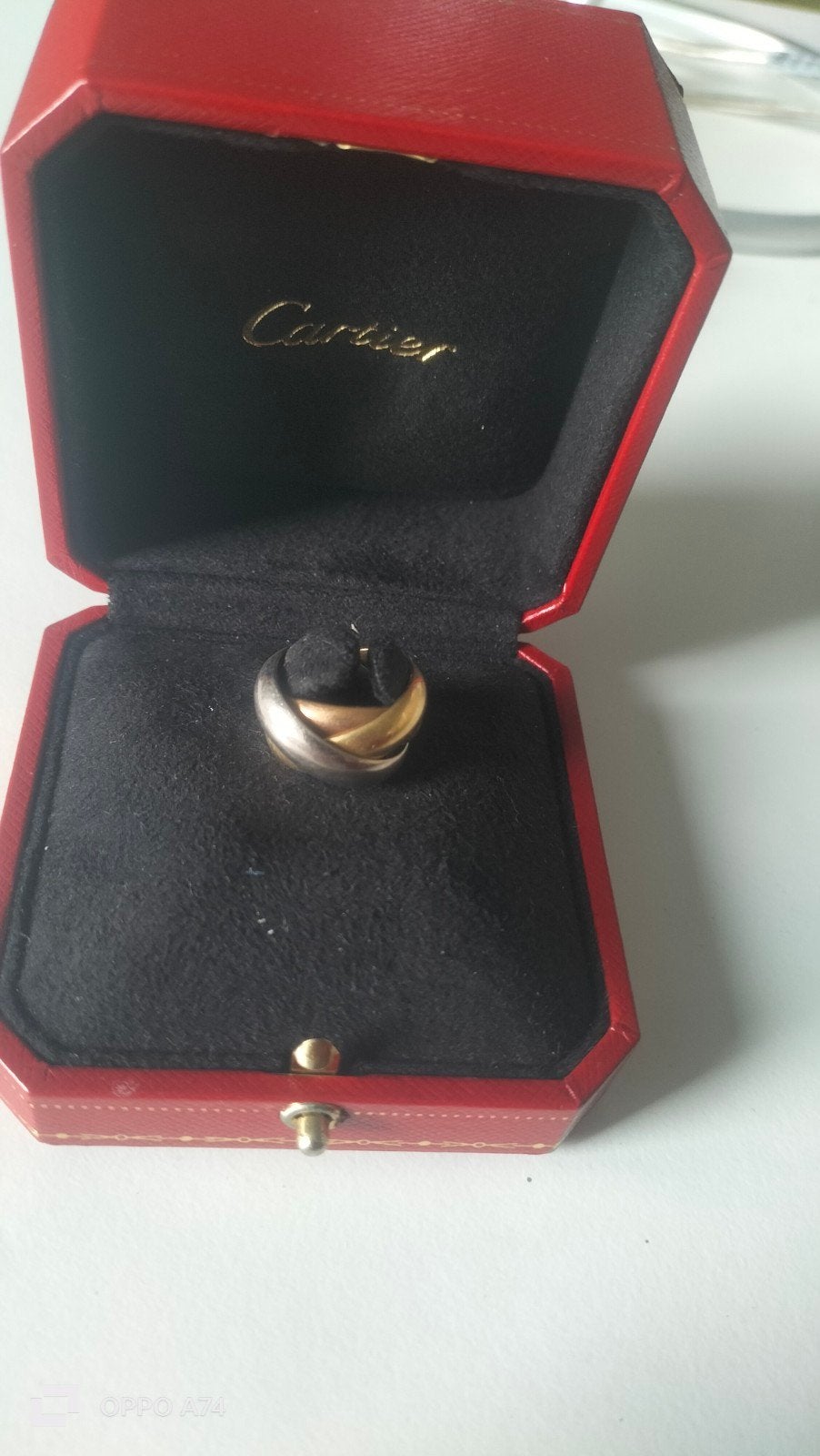 Bague Trinity Cartier XL, Or, Or, Enlèvement, Utilisé