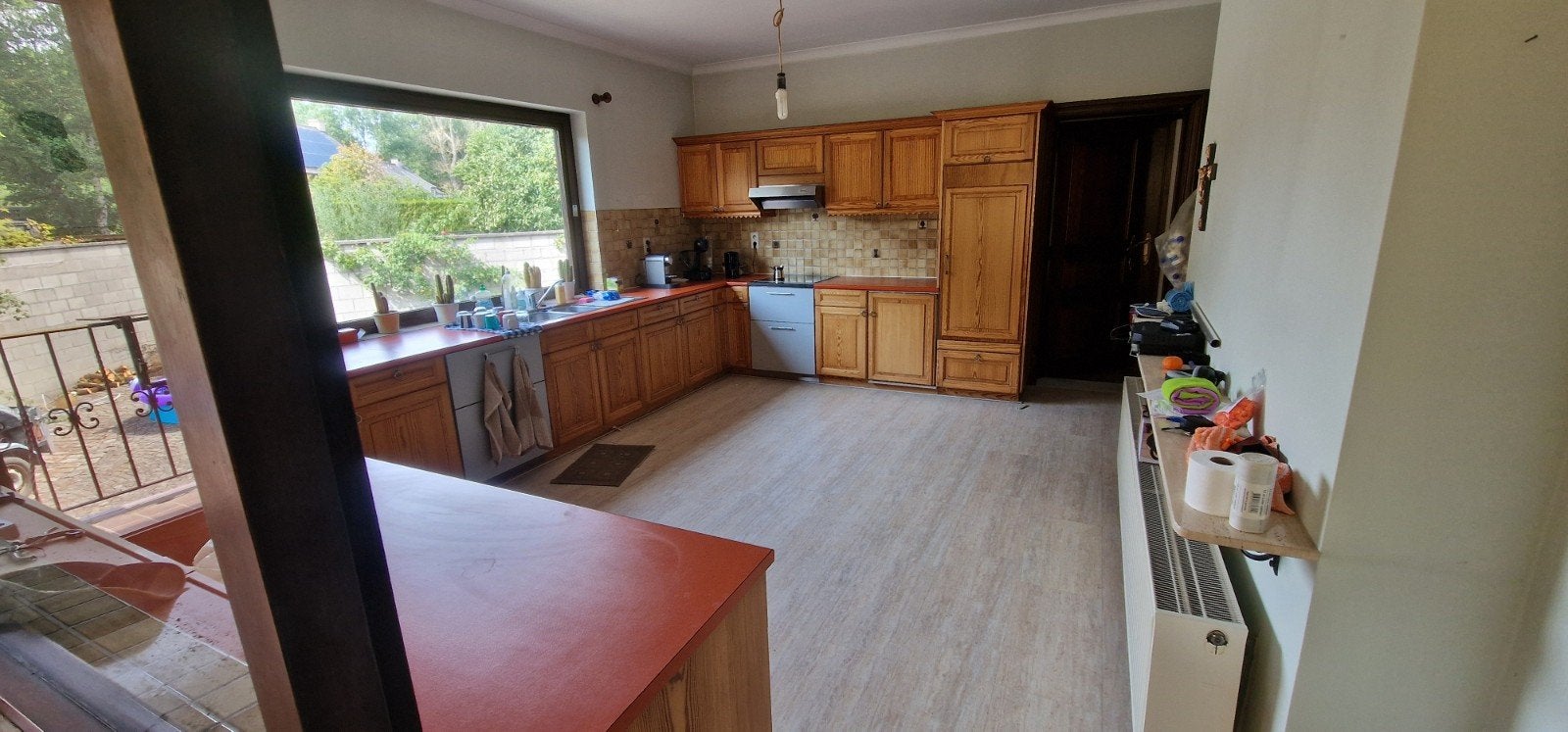 Klassieke keuken, Ophalen, Gebruikt, U-keuken, Hout