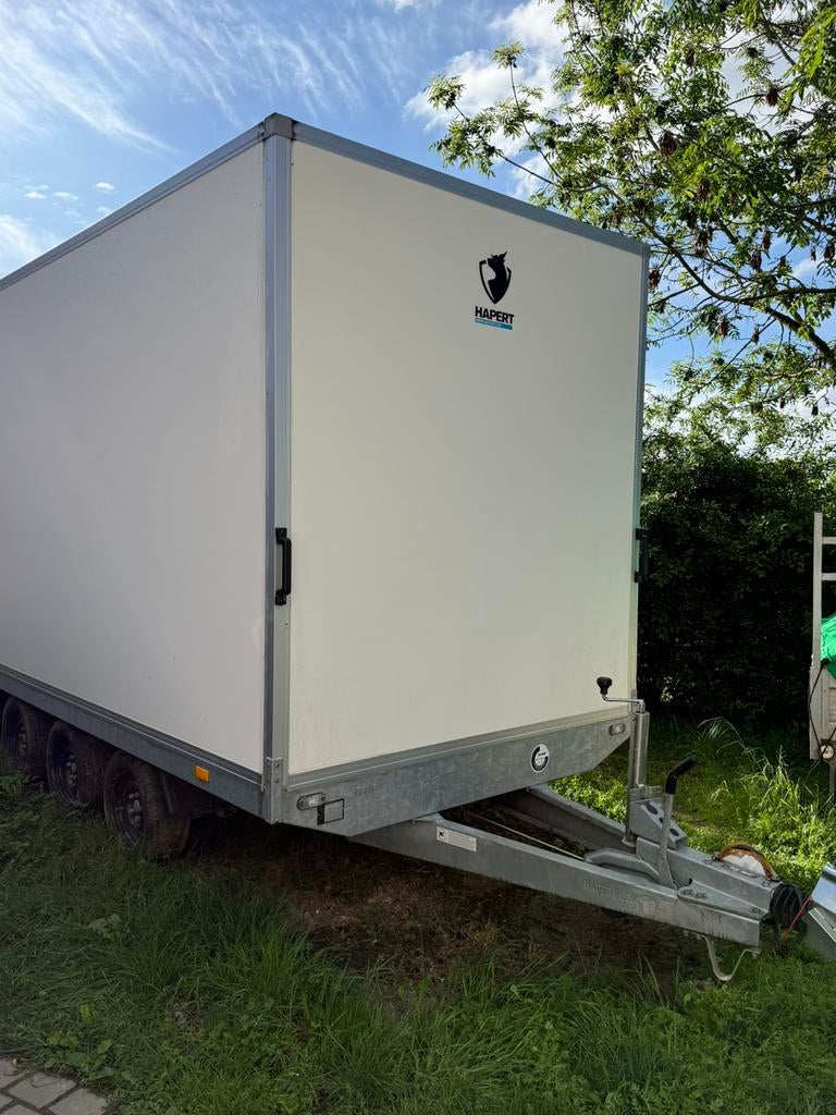 Remorque 3,5 T à 3 essieux Hapert — En parfait état, Autos : Divers, Remorques, Enlèvement, Comme neuf