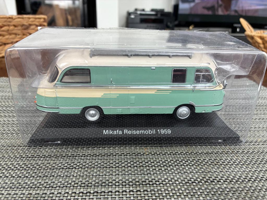 camping car mikafa reisemobil 1/43 hachette, Ophalen, Nieuw