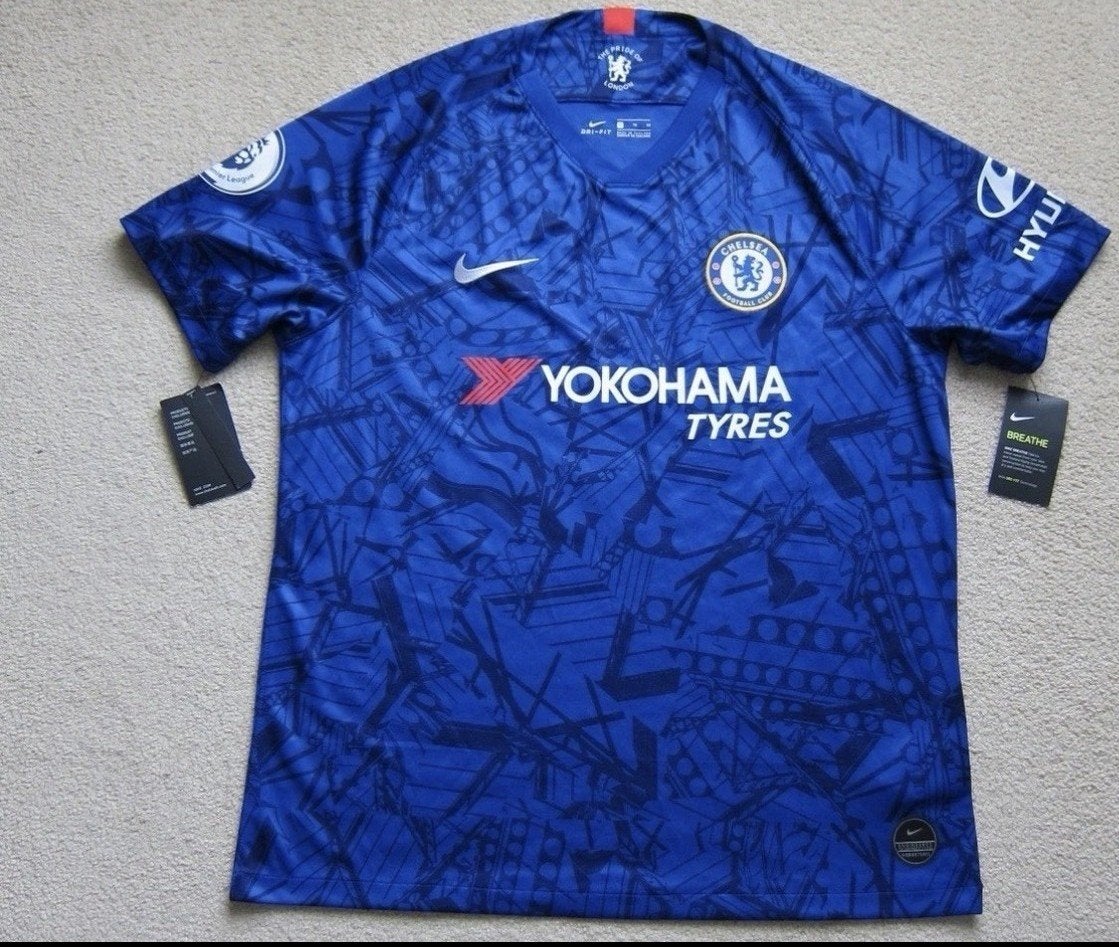 Chelsea Eden Hazard Champions League Origineel Finale 2019, Enlèvement ou Envoi