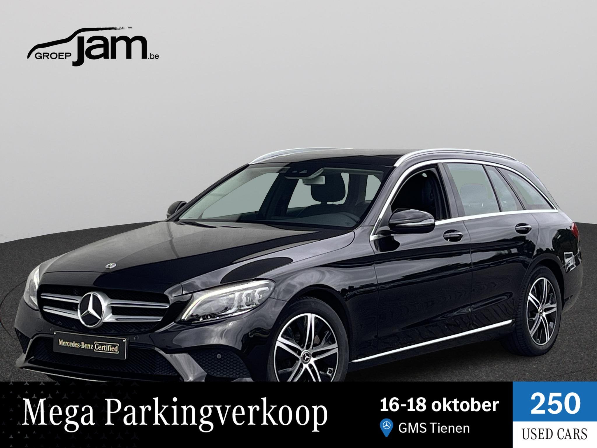 Mercedes-Benz C-Klasse Estate C 180 AVGAR met panodak, Achat, 1800 kg, Boîte manuelle, Noir