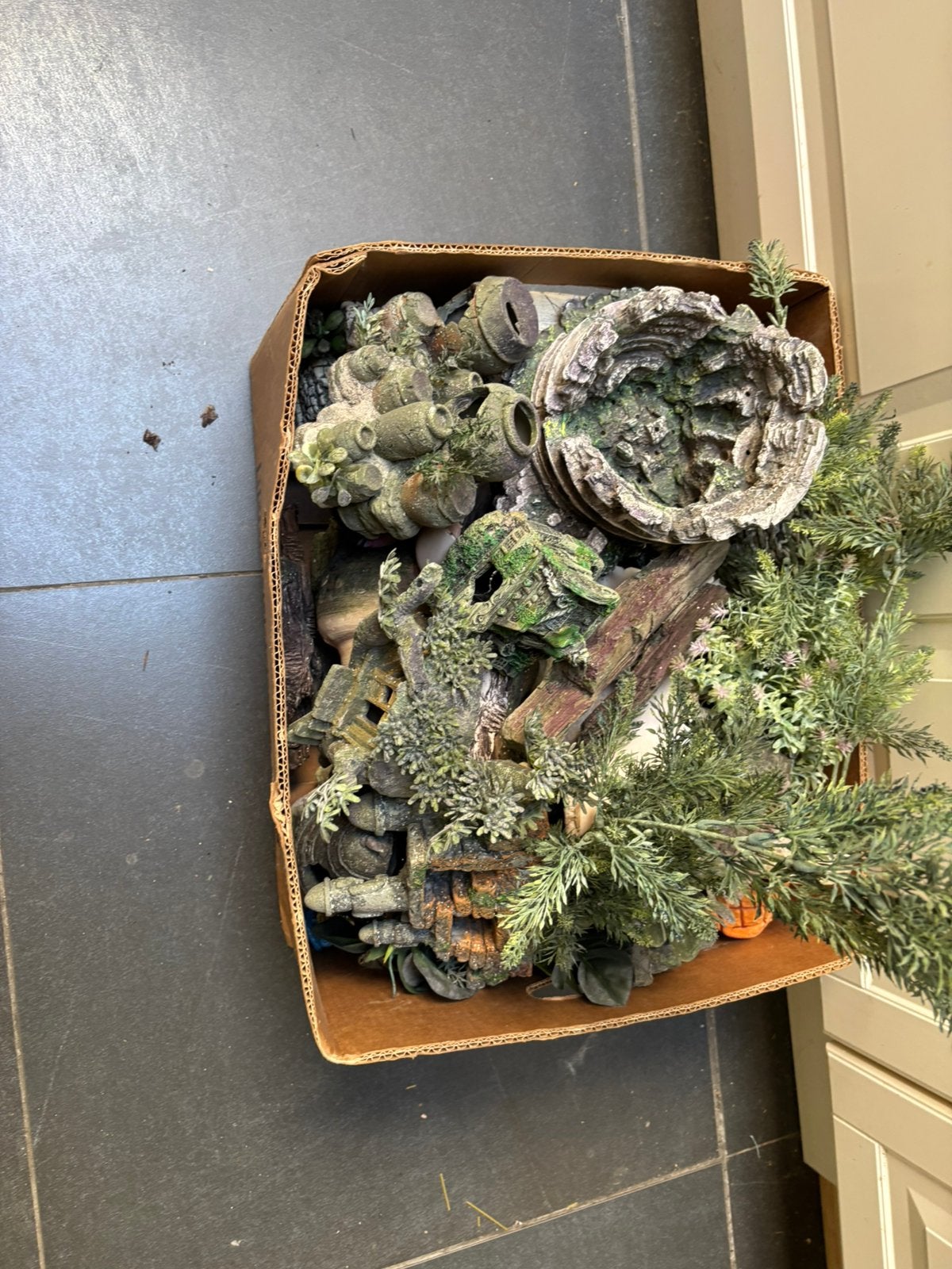 Decoratie voor aquarium, Huis en Inrichting, Ophalen, Zo goed als nieuw
