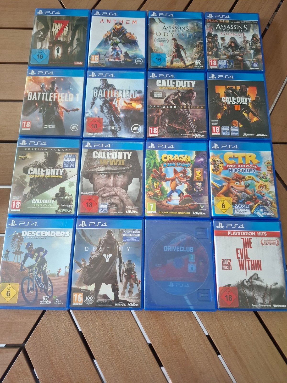 Collection de jeux PS4, Consoles de jeu & Jeux vidéo, Jeux | Sony PlayStation 4, Enlèvement ou Envoi