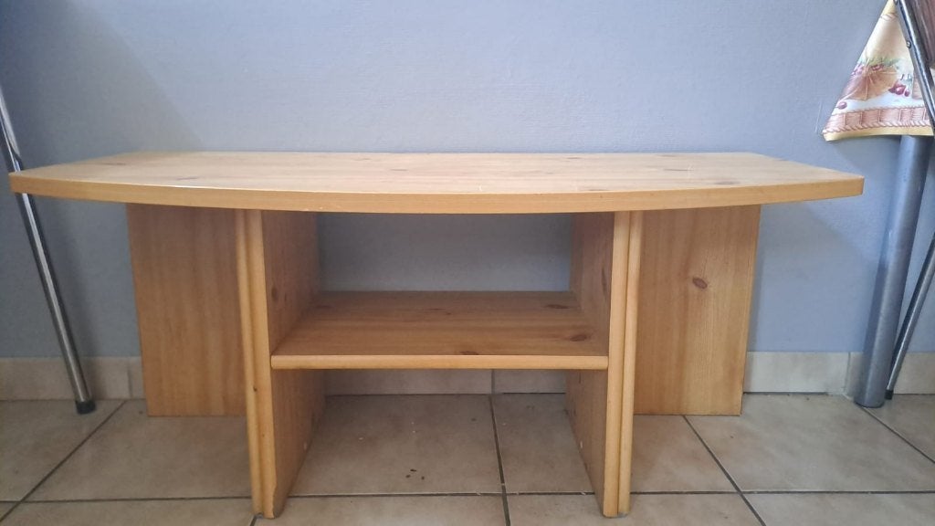Tv-meubel, Gebruikt, Minder dan 100 cm, Naturel, 50 tot 75 cm