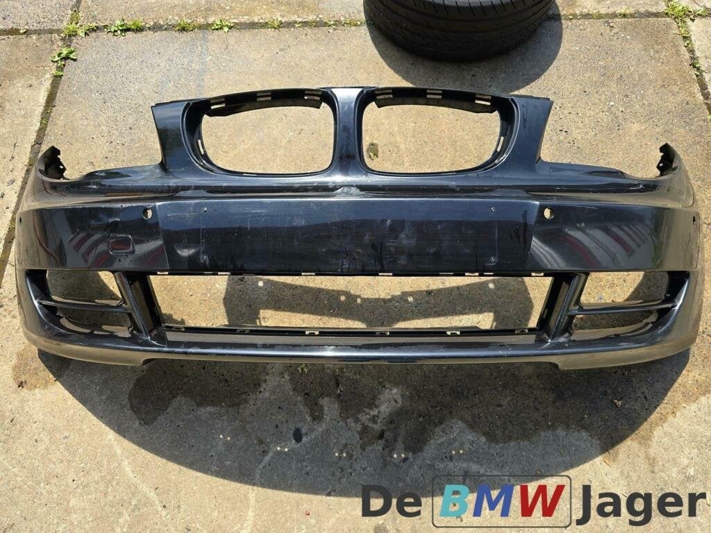 Voorbumper zwart BMW 1-serie E82 E88 51110036653, Auto-onderdelen, Gebruikt, Voor, Ophalen of Verzenden, Bumper