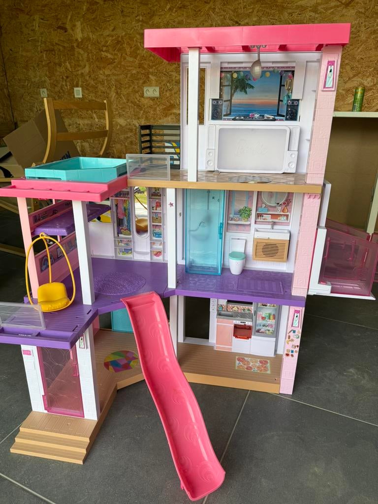 Barbie droomhuis, Ophalen, Gebruikt, Poppenhuis