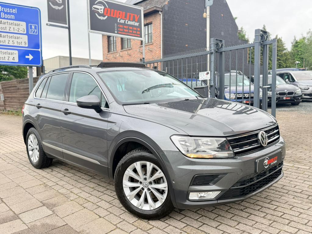 Vw Tiguan Highline 1.4TSI 146dkm 125pk Pano Leder Euro6 Full, Cuir, Euro 6, Entreprise, Boîte manuelle