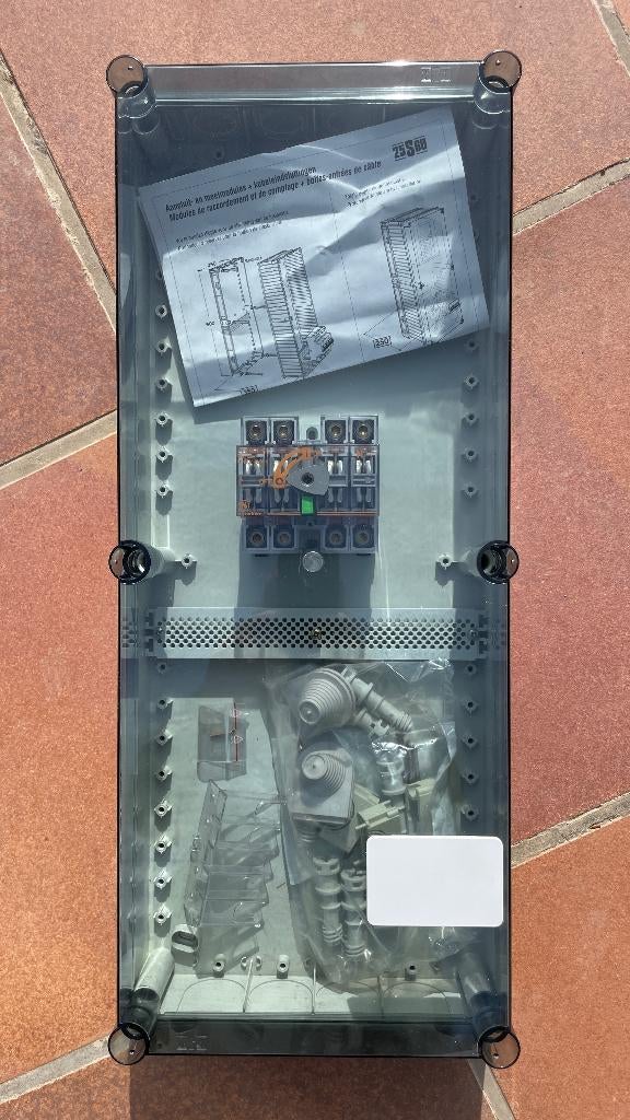 Coffret de comptage Vynckier 25S60 + sectionneur Elos 125a, Enlèvement ou Envoi, Neuf