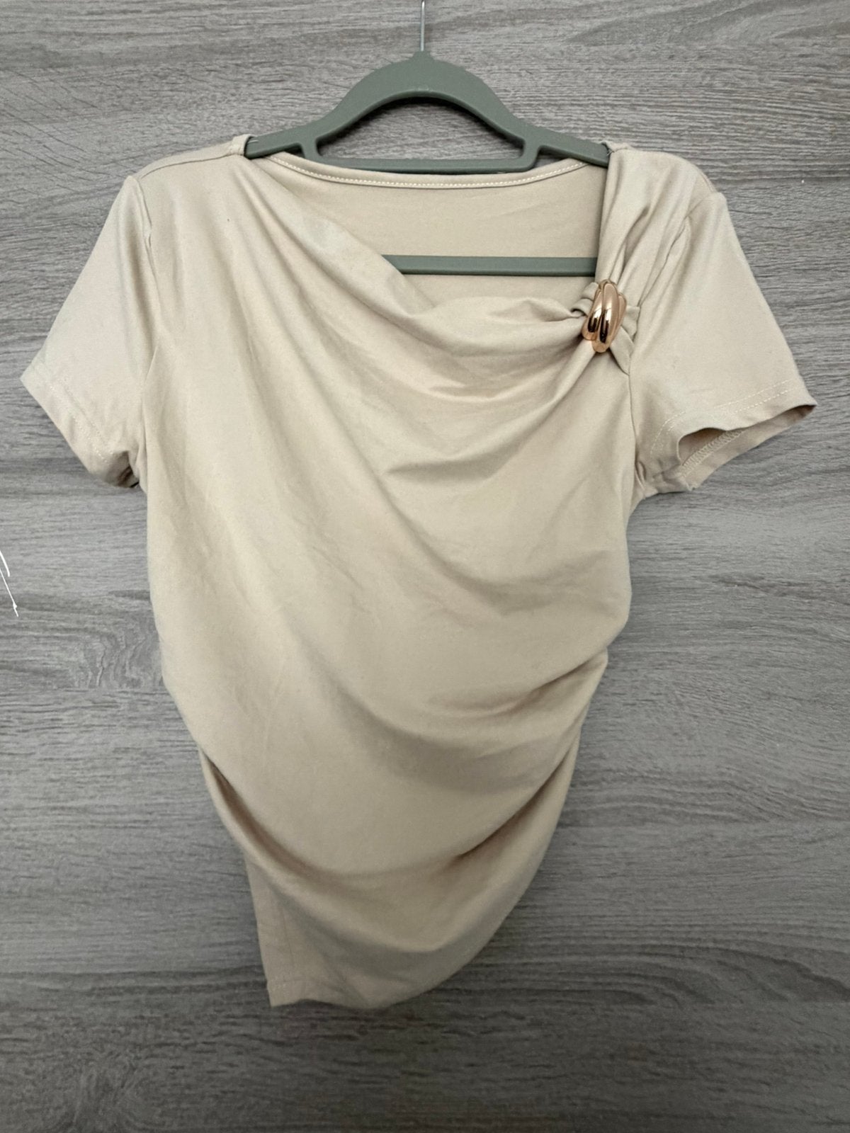 Maat S, Kleding | Dames, T-shirts, Ophalen, Zo goed als nieuw, Maat 36 (S), Beige