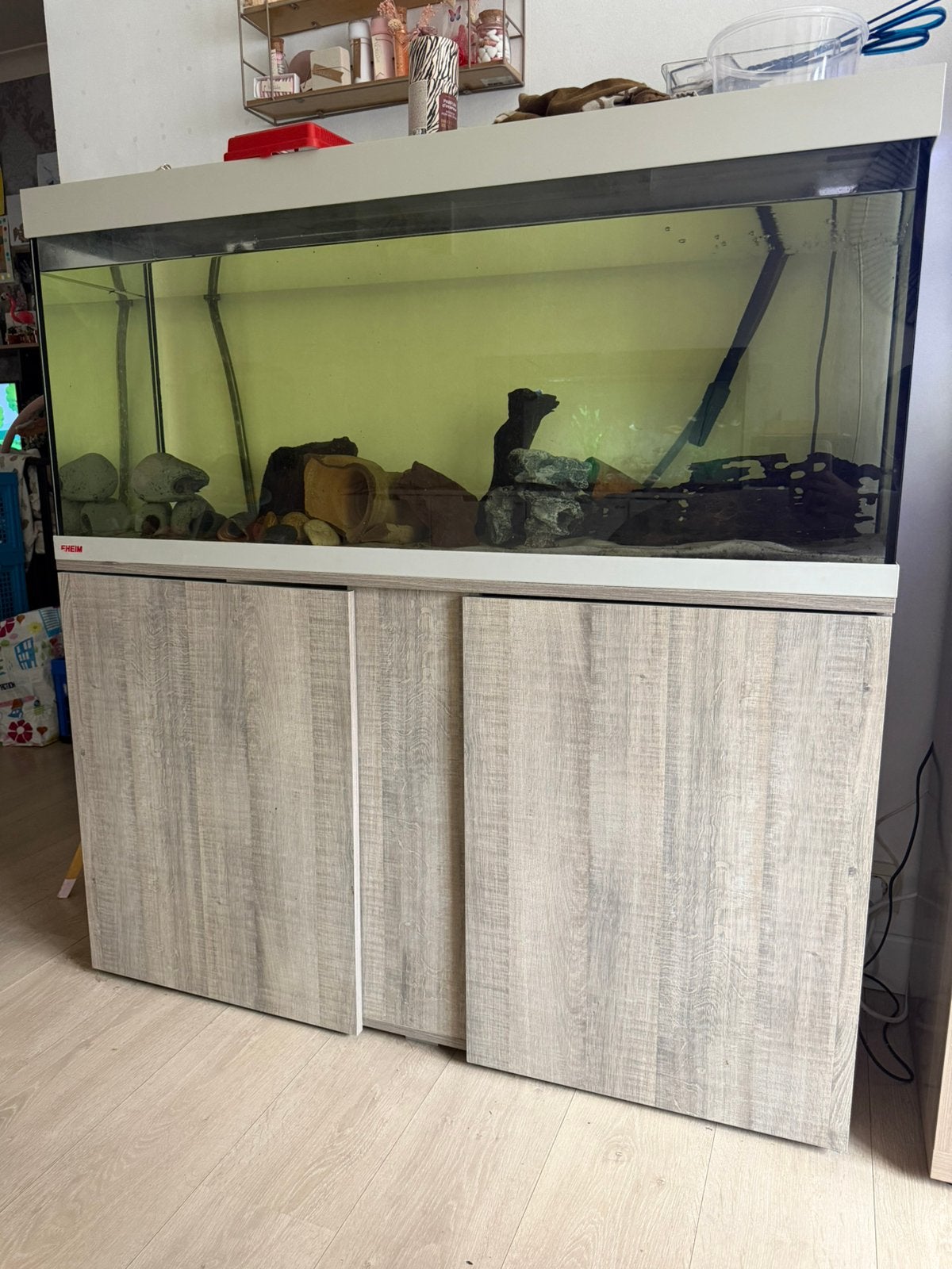 Aquarium eheim, Ophalen, Zo goed als nieuw, Decoratie, Eheim