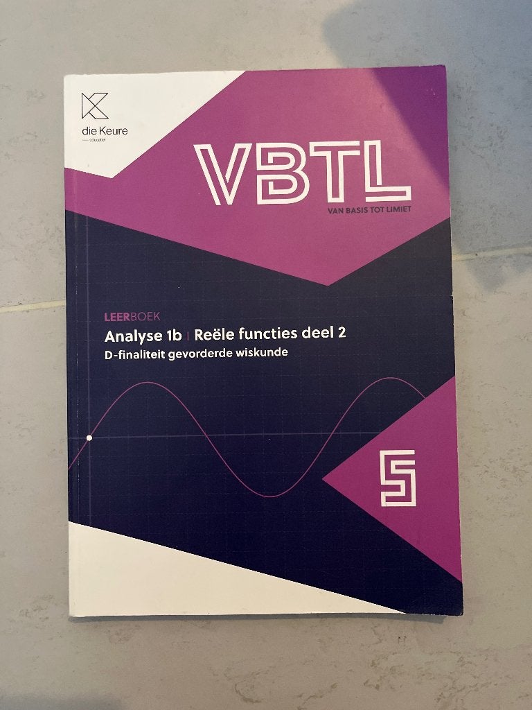 VBTL: Analyse 1b, Ophalen, ASO, Die keure, Zo goed als nieuw