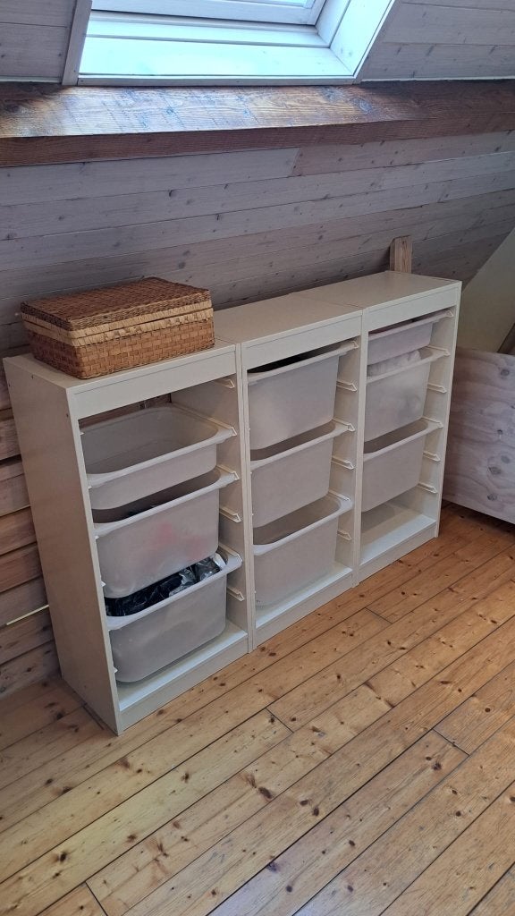 Witte rek, Huis en Inrichting, Ophalen, Zo goed als nieuw, Kunststof