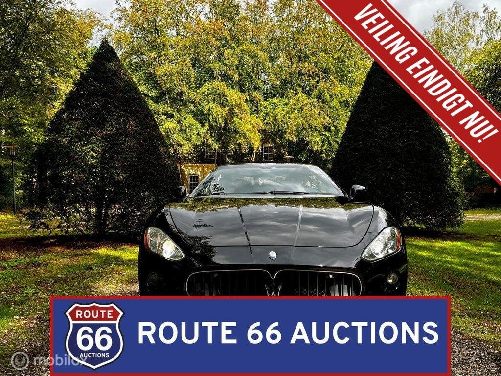 Maserati GranCabrio | 2010 | Route 66 Auctions, Auto's, Gebruikt, Zwart, Bedrijf, Handgeschakeld