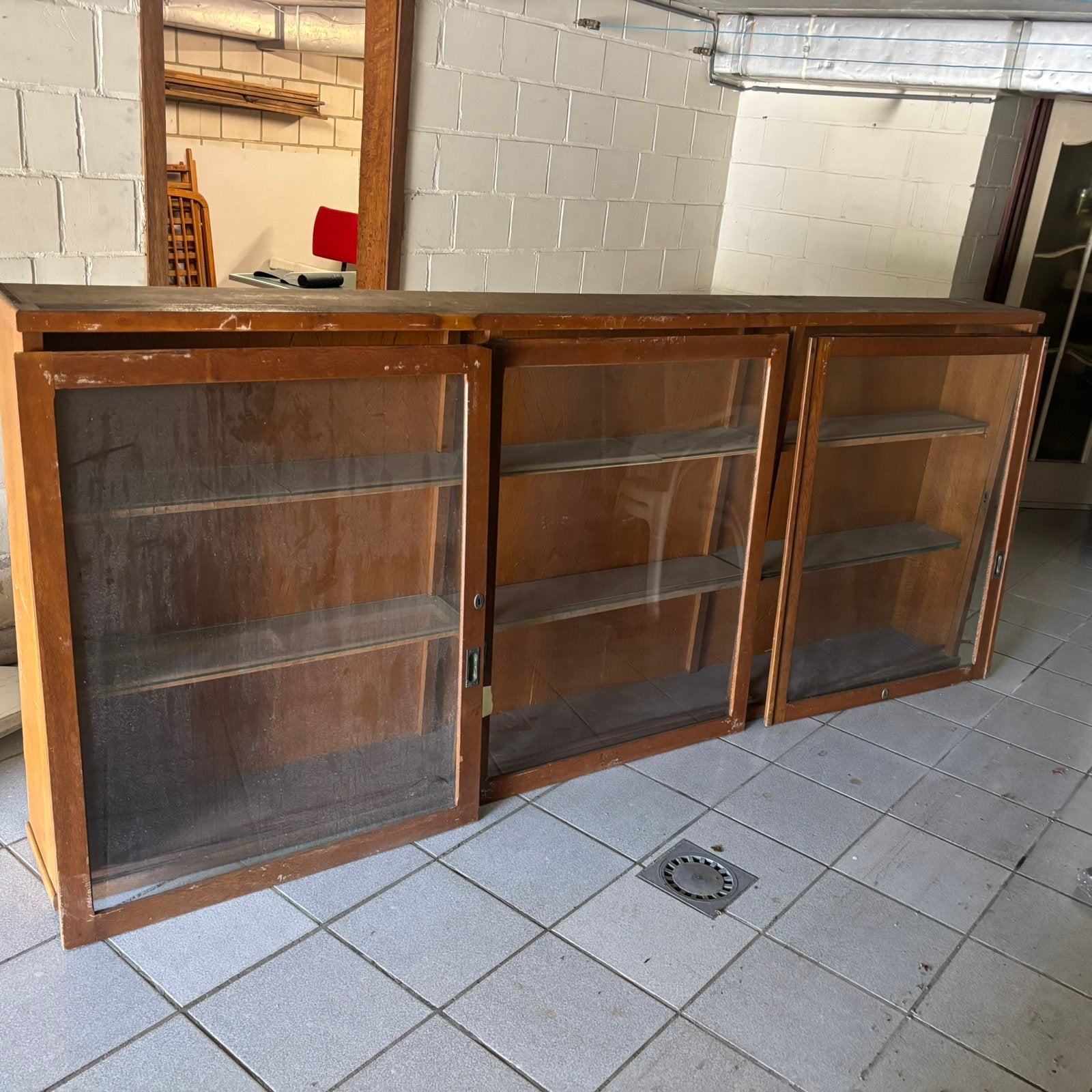 Oude schoolkast, Antiek en Kunst, Ophalen