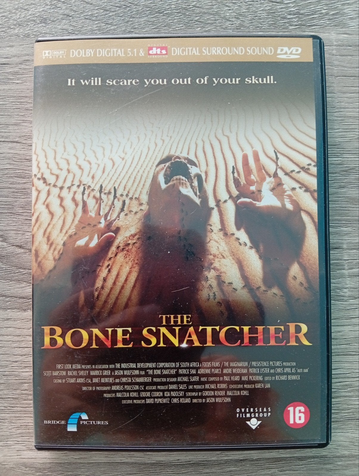 the bone snatcher horror dvd scott bairstow, Cd's en Dvd's, Engels, Vanaf 16 jaar, Nederlands, Monsters