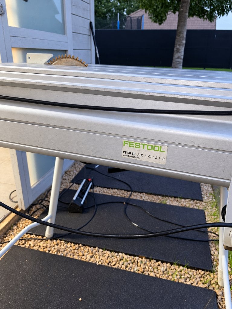 Festool PRECISIO CS 50 EB tafelzaag – werkt goed, Doe-het-zelf en Bouw, Ophalen, Gebruikt, Cirkelzaag, Mafell festool bosch dewalt hilti