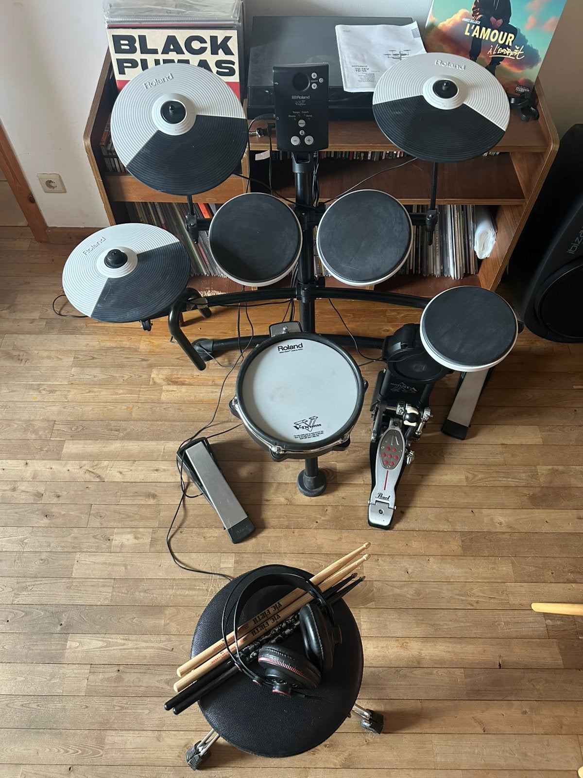 Batterie Roland TD-1K + accessoires, Musique & Instruments, Enlèvement, Utilisé, Roland, Électronique
