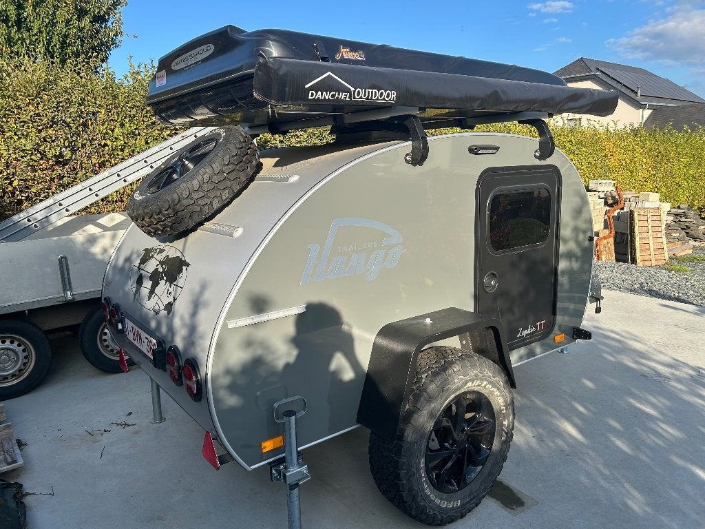 Teardrop-minicaravan voor alle terreinen, Voortentlamp, Particulier, 500 - 750 kg, Tot en met 4