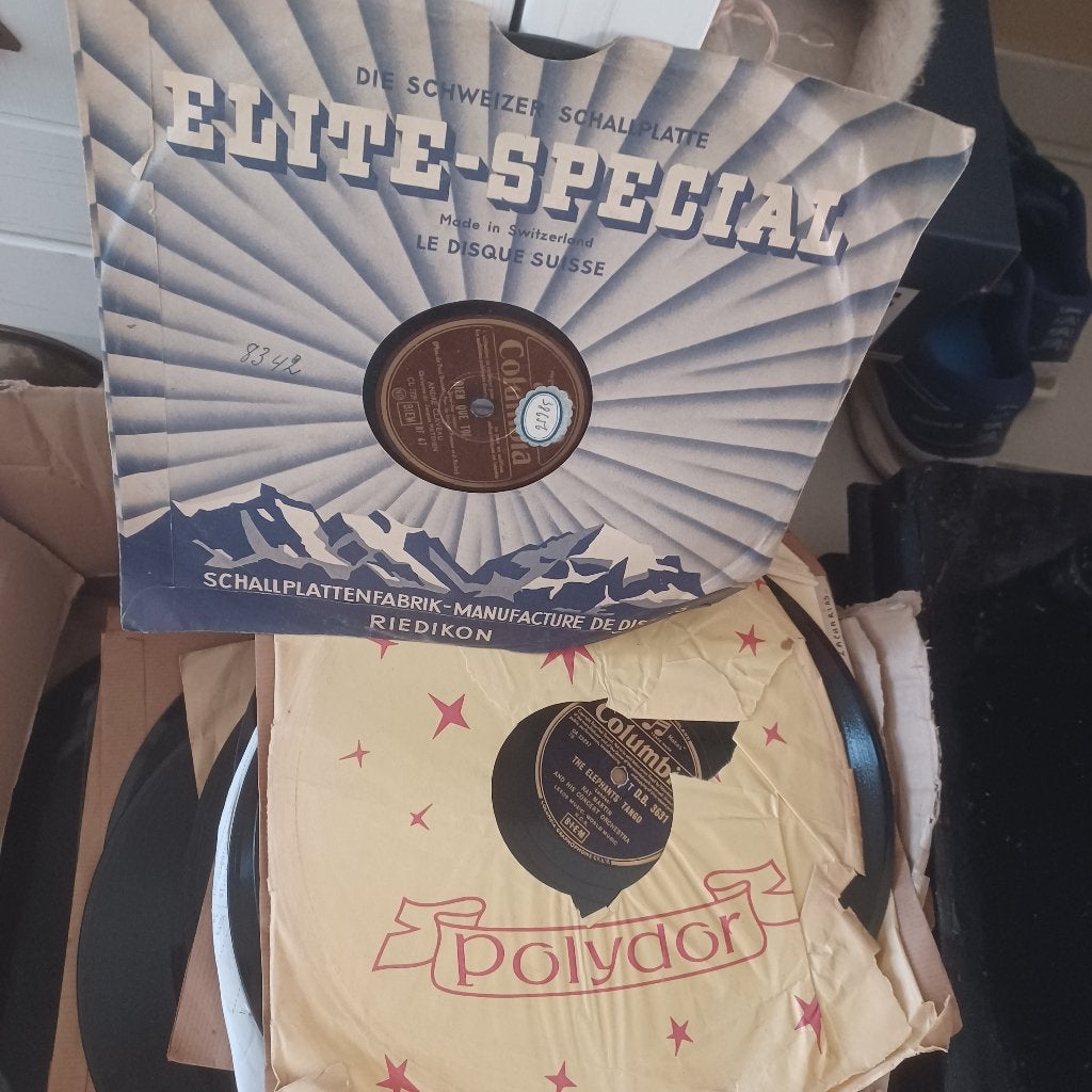 78rpm vinyl, Gebruikt, Overige typen, Ophalen of Verzenden, Voor 1960