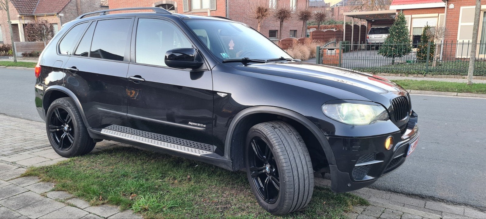 BMW X5 XDRIVE 3.0 DIESEL EURO 5 FULL OPTION HISTORY l, Auto's, Automaat, Euro 5, X5, Zwart