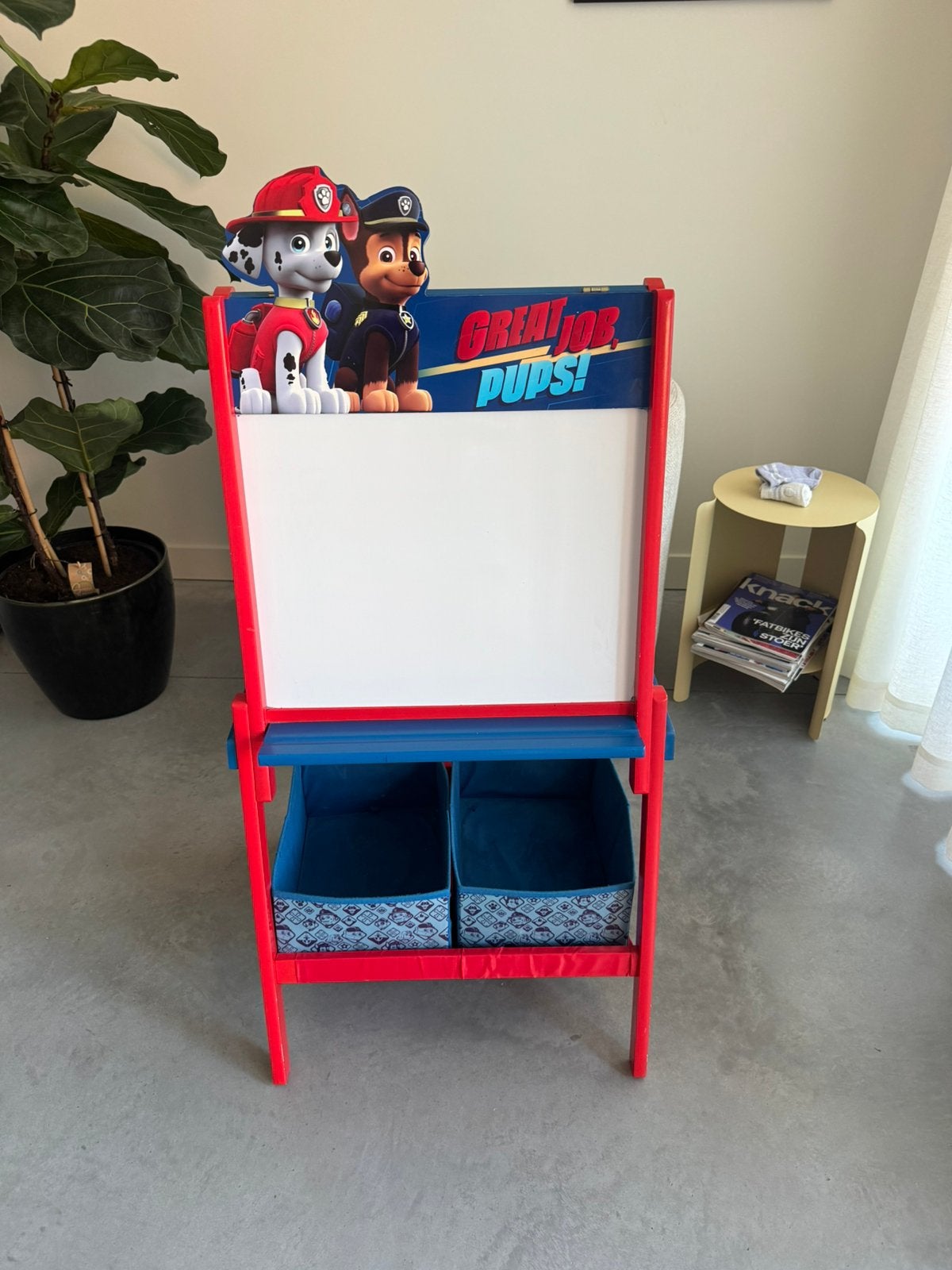 Krijt-en magneetbord Paw Patrol, Ophalen, Zo goed als nieuw