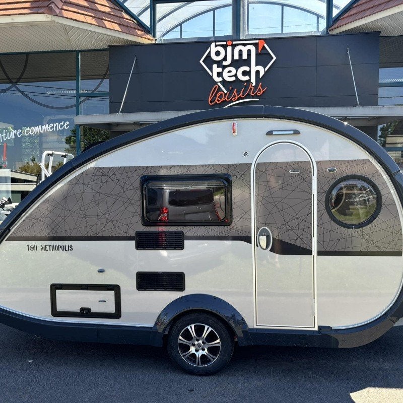 T@b 400 Metropolis 2024 - Prince Caravaning, Entreprise, 5 à 6 mètres, Roue de secours, Lit transversal