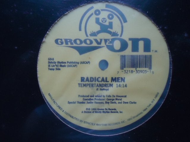 Radical Men - Tempertandrum (Groove On), CD & DVD, 12 pouces, House, Enlèvement ou Envoi, Neuf, dans son emballage