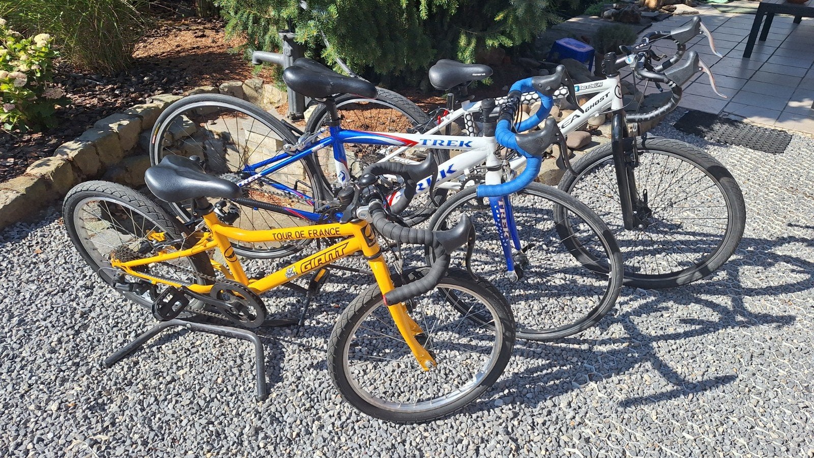 koersfietsen 20 en 24", Ophalen