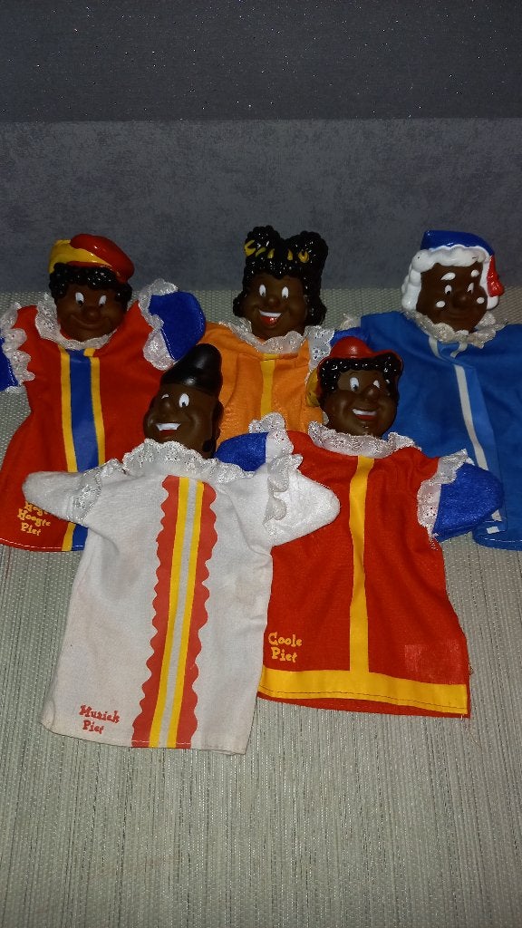 Pieten handpoppen, Ophalen of Verzenden, Gebruikt