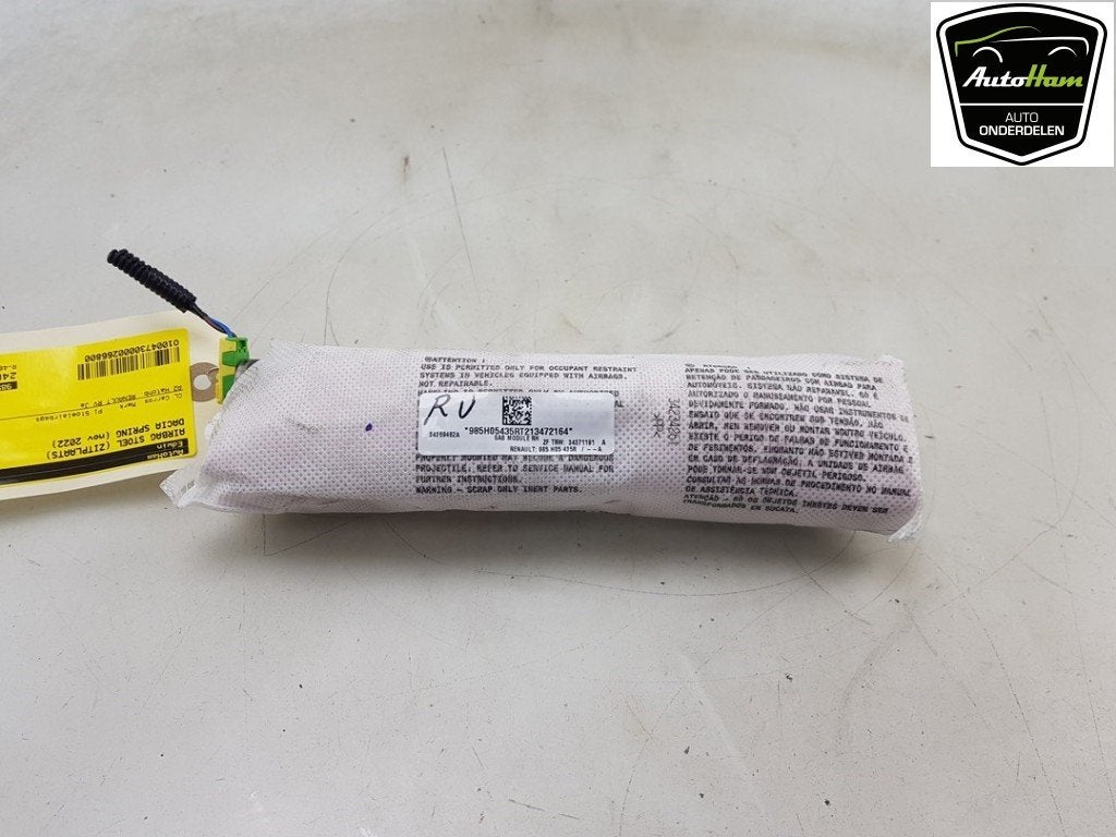AIRBAG SIEGE Dacia Spring (01-2020/-) (985H05435R), Utilisé, Dacia