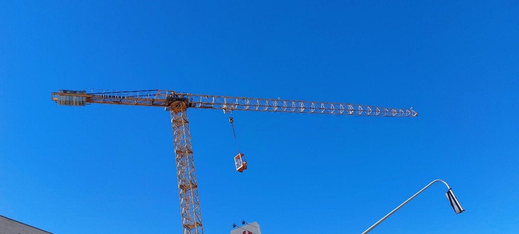 Grue à tour Liebherr 130 ECB 8, Enlèvement, Grue