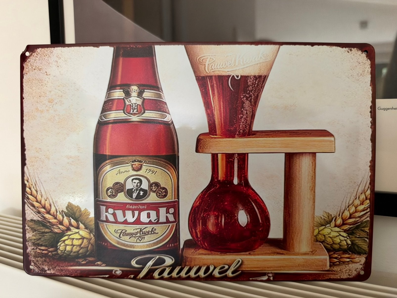 Panneau d'affichage en métal Kwak, Enlèvement ou Envoi, Neuf, Panneau publicitaire