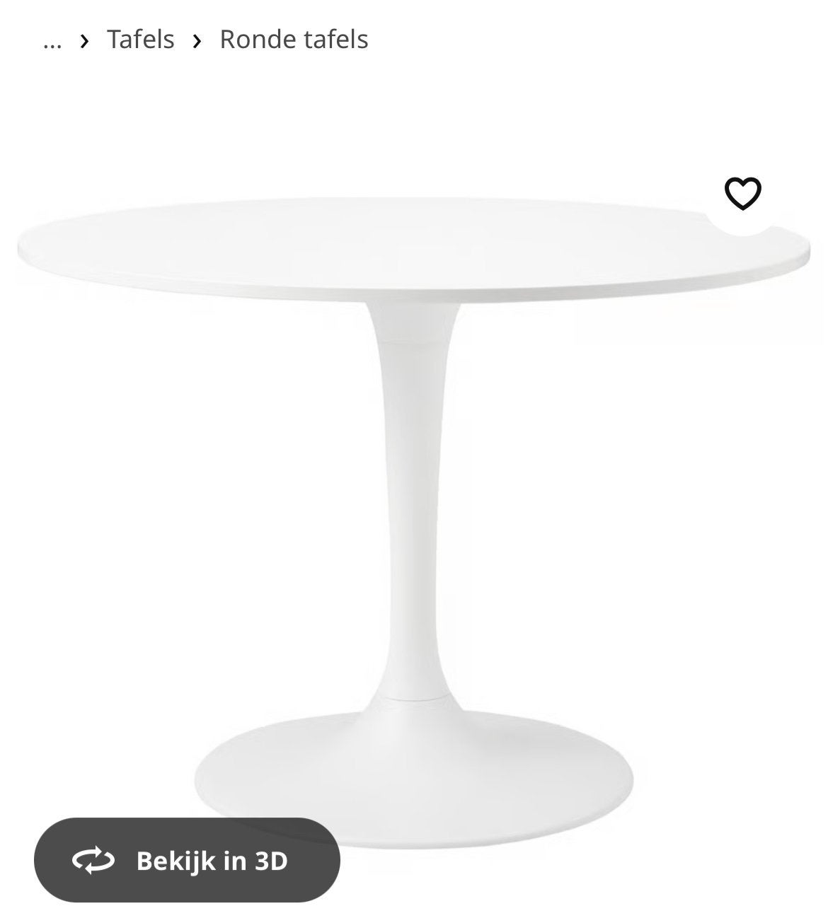 Ronde tafel, Huis en Inrichting, Ophalen, Zo goed als nieuw