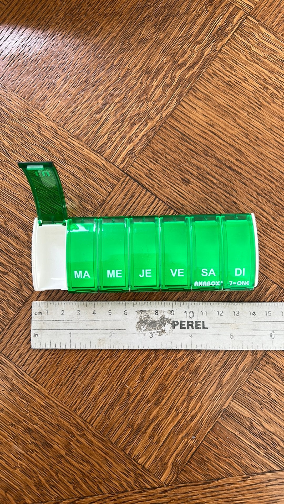 Pilulier anabox 7inOne vert, Enlèvement, Utilisé