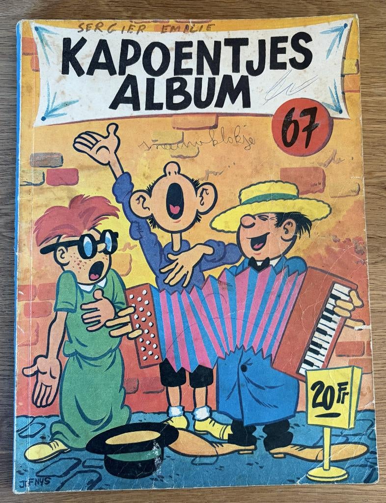 Kapoentjes Album 67 - 1e druk (1965) Strip, Boeken, Eén stripboek, Ophalen of Verzenden, Gelezen