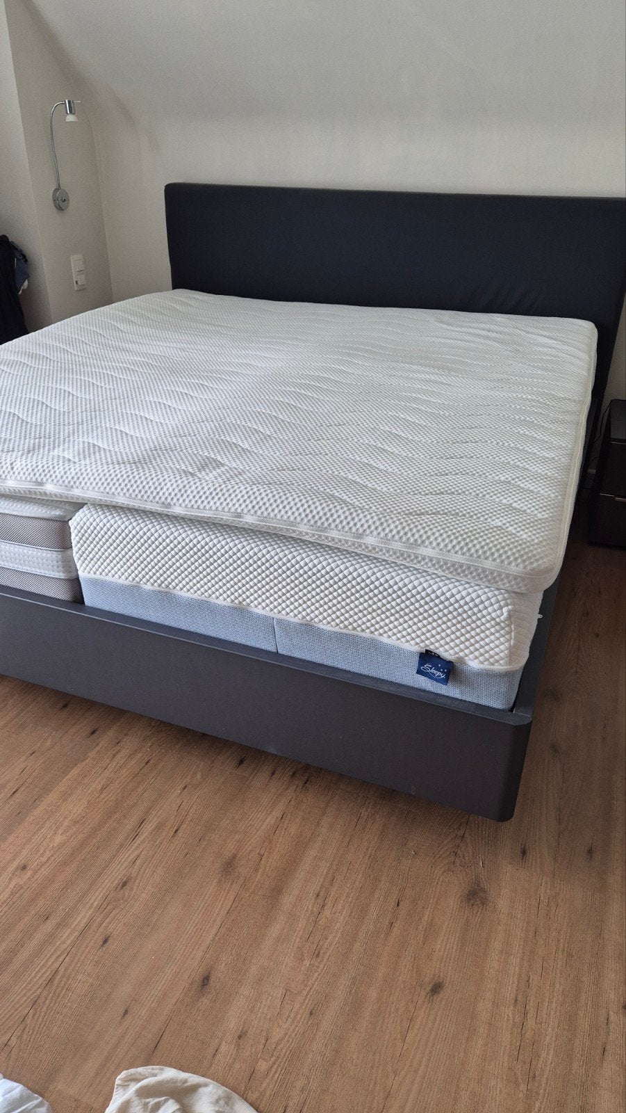 Norssele topper 180x200cm, Ophalen, Zacht, Gebruikt, Wit