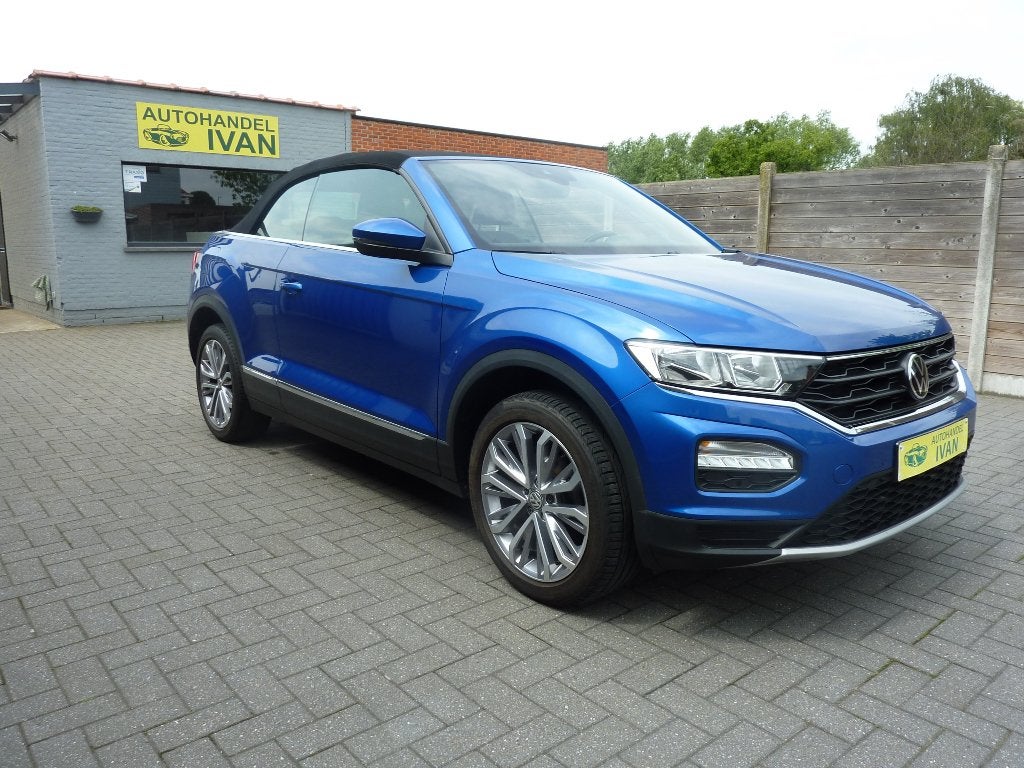 Volkswagen T-Roc cabrio 1.0 TSI Style, Euro 6, Blauw, Bedrijf, Handgeschakeld