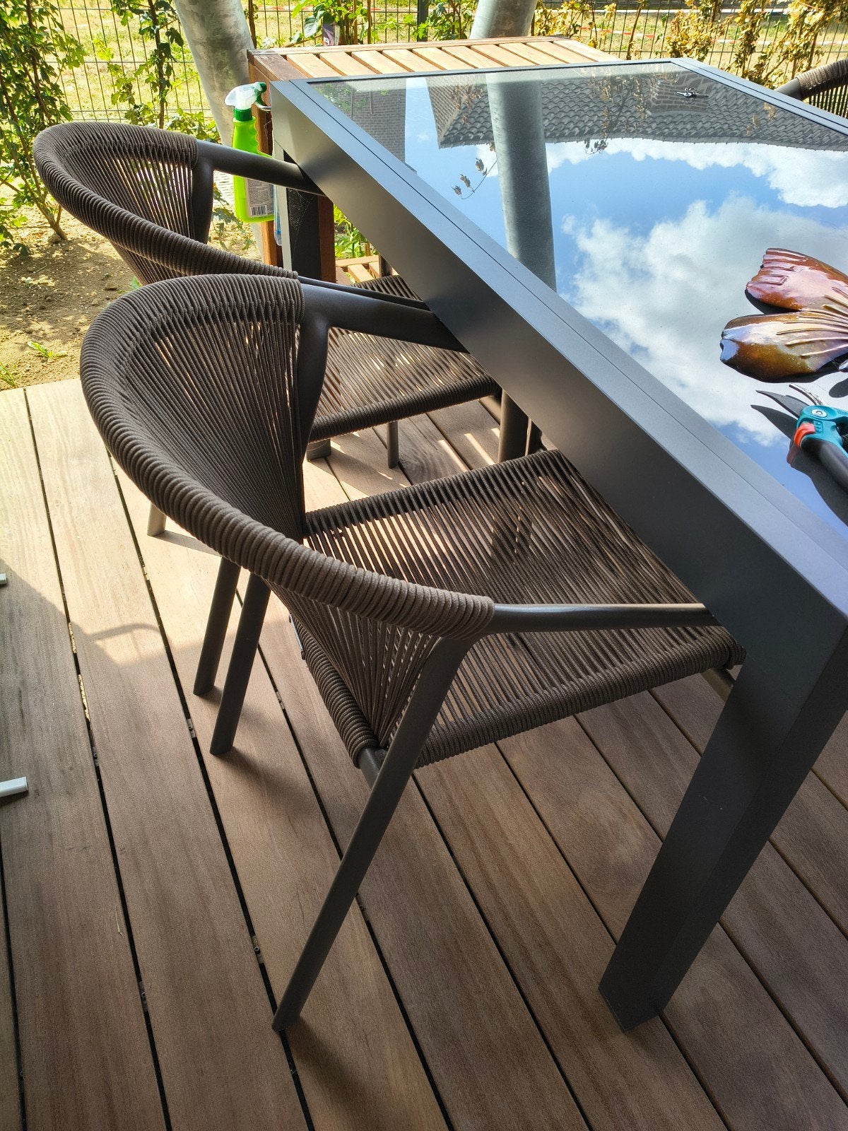 4 magnifique chaises de jardin, Jardin & Terrasse, Tables de jardin, Enlèvement