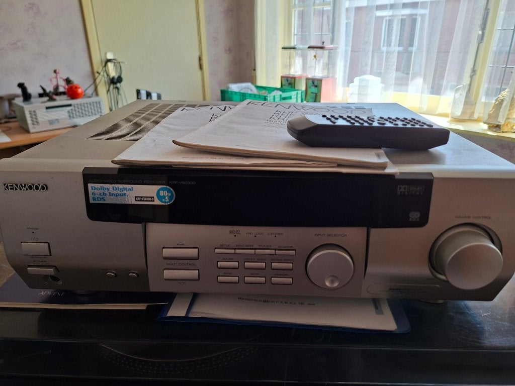 kenwood versterker KRF 5030D, Ophalen, Niet werkend, Stereo, Overige merken