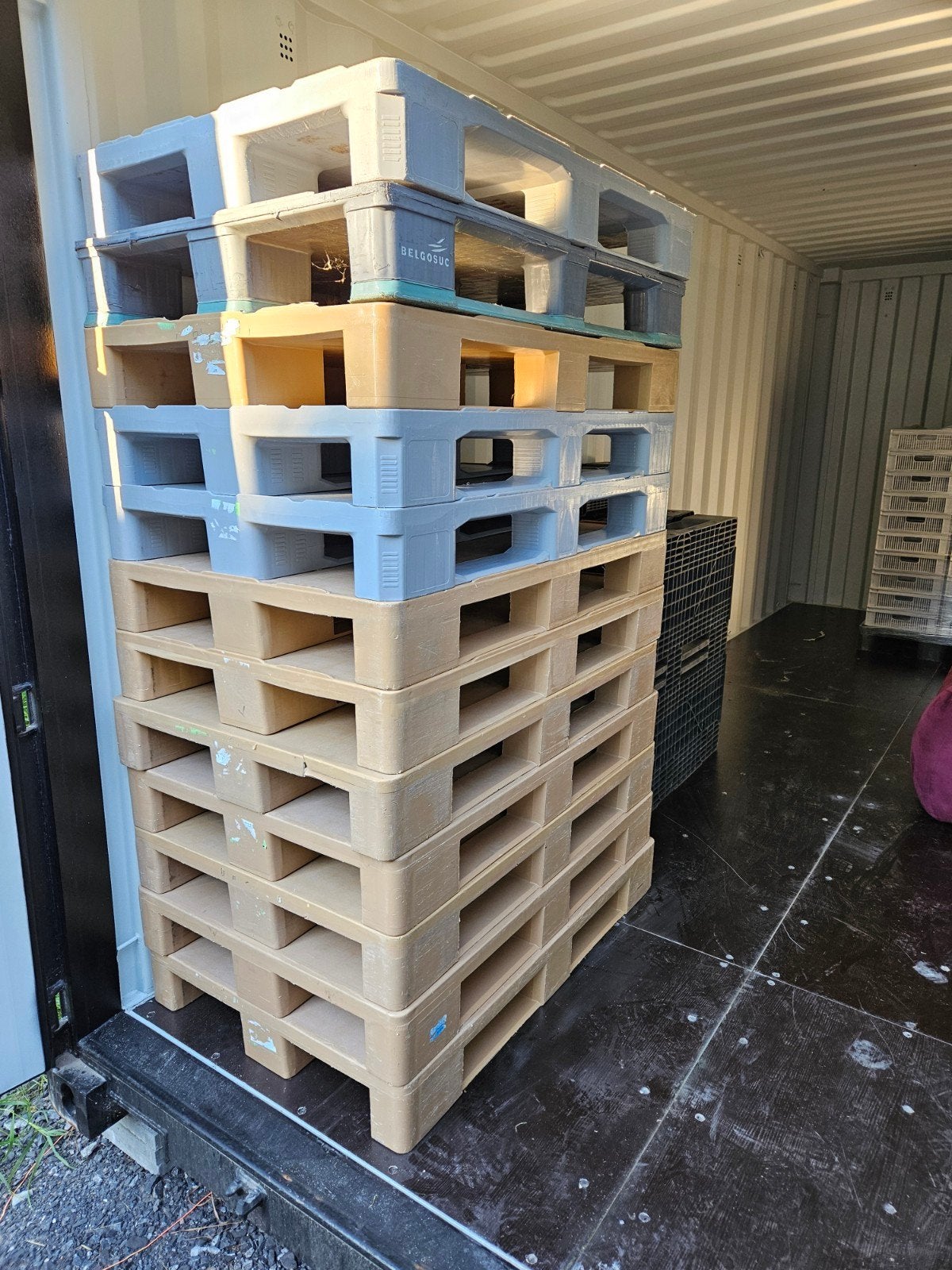 Palette plastique, Enlèvement, Palette