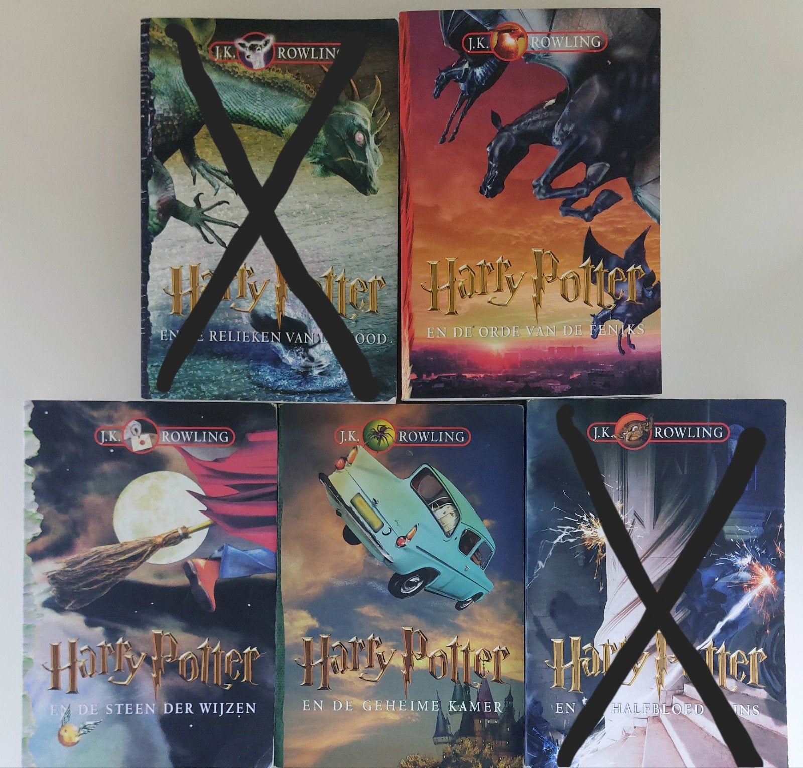 Boeken Harry Potter, Enlèvement ou Envoi