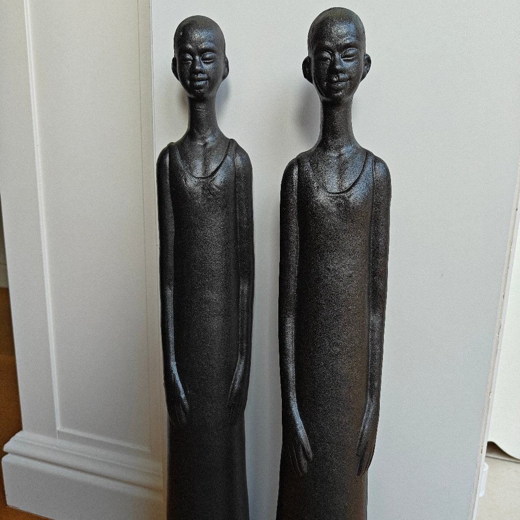 2 figurines de style africain 64 cm, Enlèvement