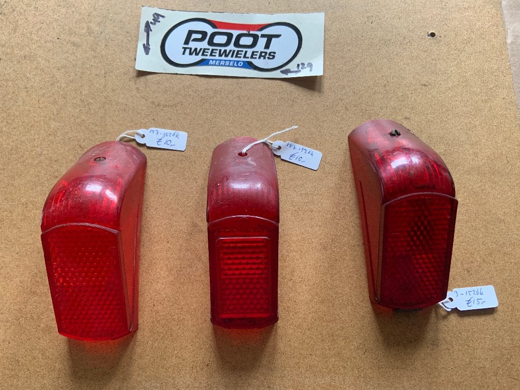 Vespa Ciao / Boxer / Bravo / Si Achterlichtglazen, Fietsen en Brommers, Ophalen, Gebruikt, Overige typen, Overige merken
