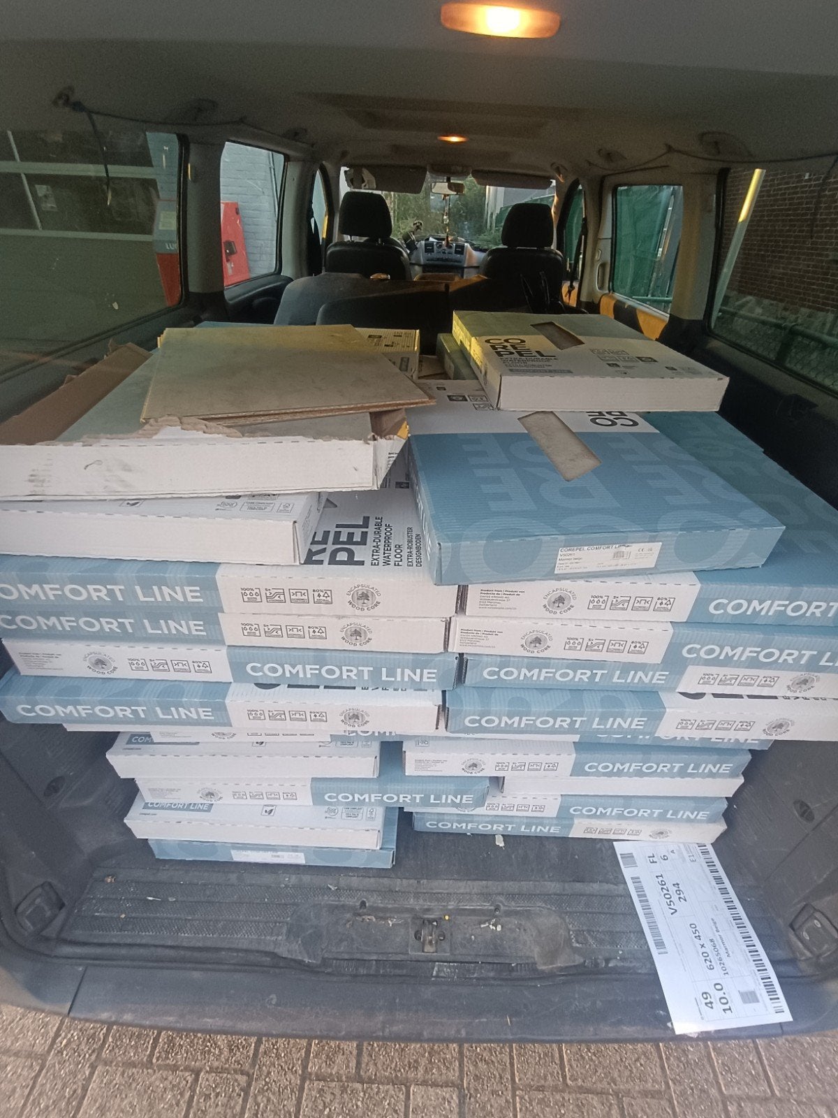 marmerlook  wpc nieuwprijs 80€ m2, Ophalen