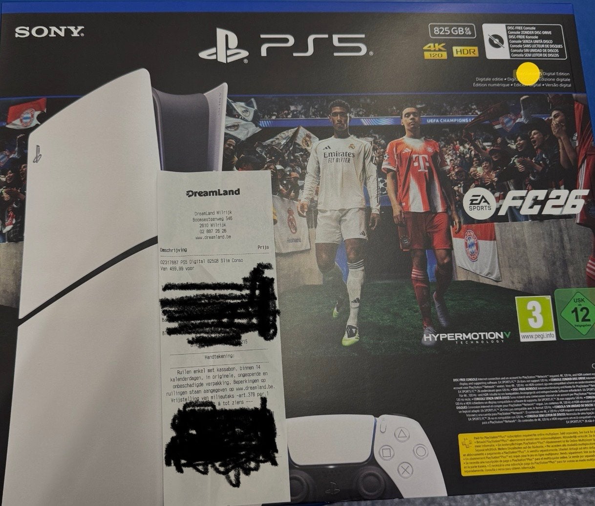 PS5 bundle, Games en Spelcomputers, Spelcomputers | Sony PlayStation 5, Ophalen of Verzenden, Zo goed als nieuw, Playstation 5