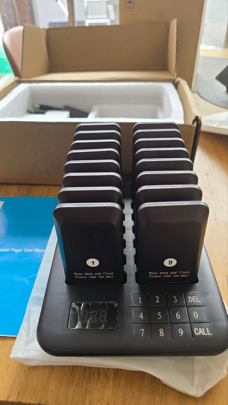 16 Restaurant Pager-Systeem Draadloos, Ophalen