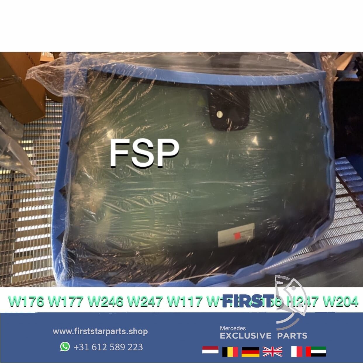 Mercedes VOORRUIT W177 W247 W118 H247 W205 W213 W257 W253 W1, -, Enlèvement, Utilisé, -