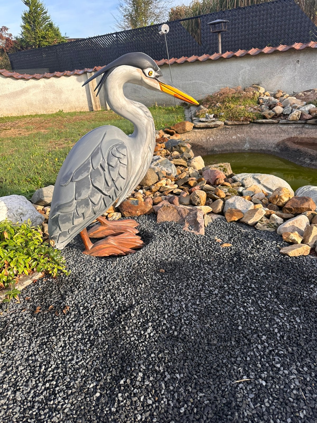 Reiger handgeschilderd, Enlèvement ou Envoi, Neuf